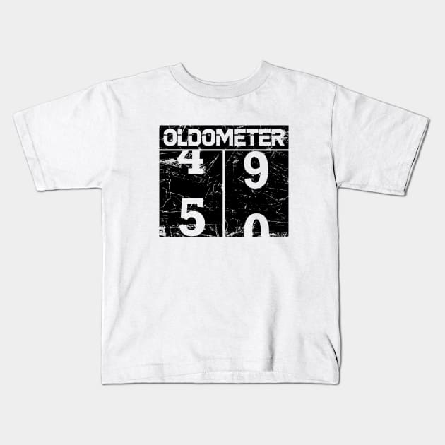 Oldometer 50th Kids T-Shirt by CandD